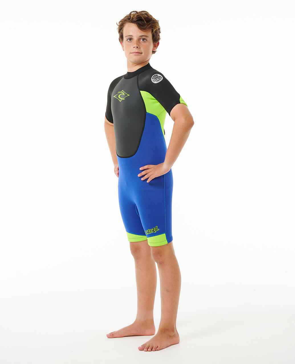 Kids Omega Back Zip Springsuit Kids Wetsuit