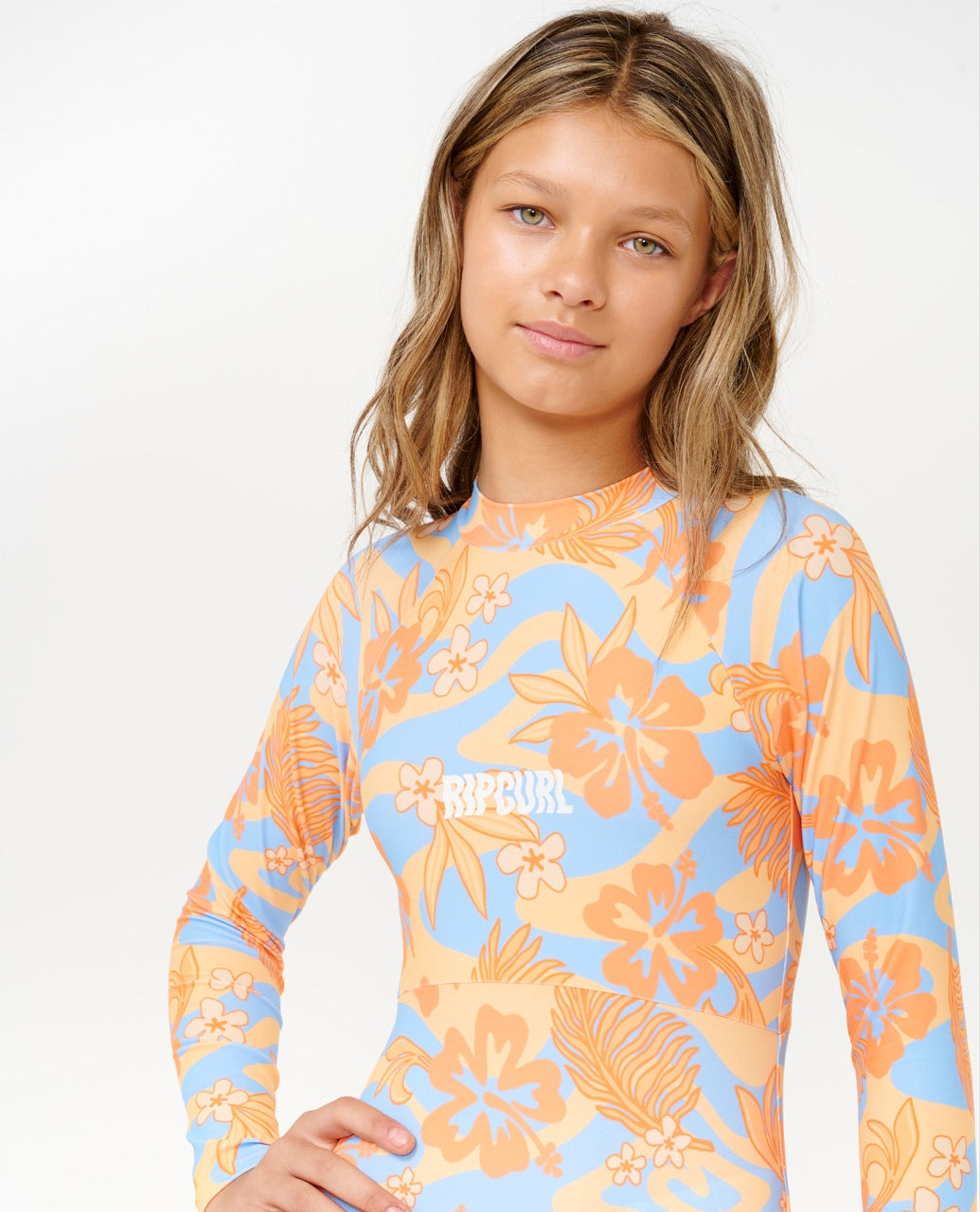 Girls Sun Sol UPF Long Sleeve Surfsuit