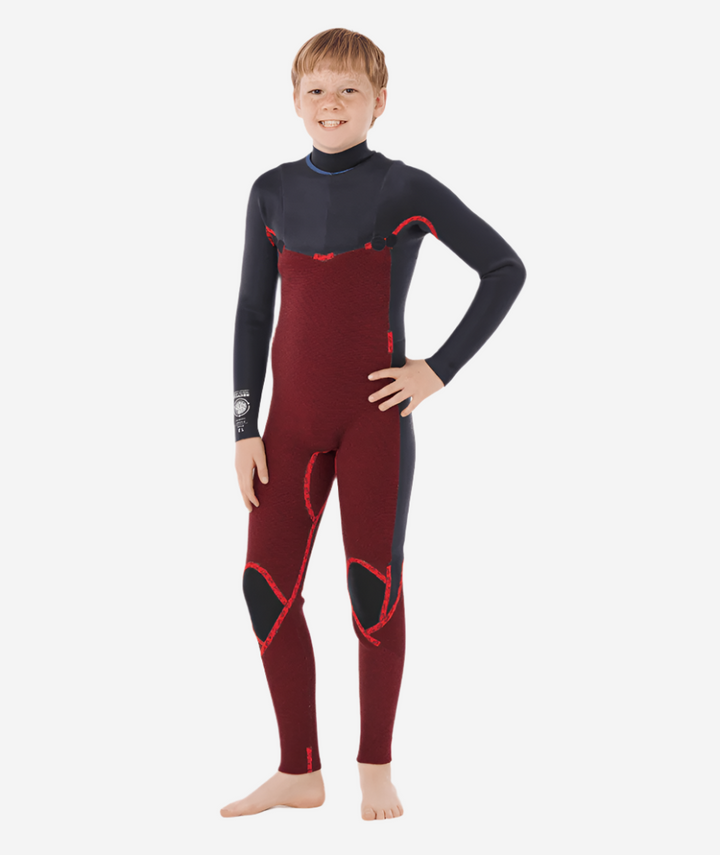 Boys Dawn Patrol 4/3 Chest Zip Kids Steamer Wetsuit