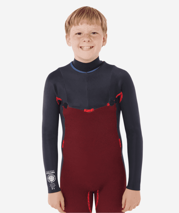 Boys Dawn Patrol 4/3 Chest Zip Kids Steamer Wetsuit