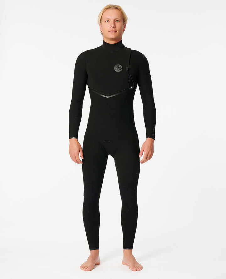 Flashbomb Pro 4/3 Zip Free Steamer Wetsuit - Black