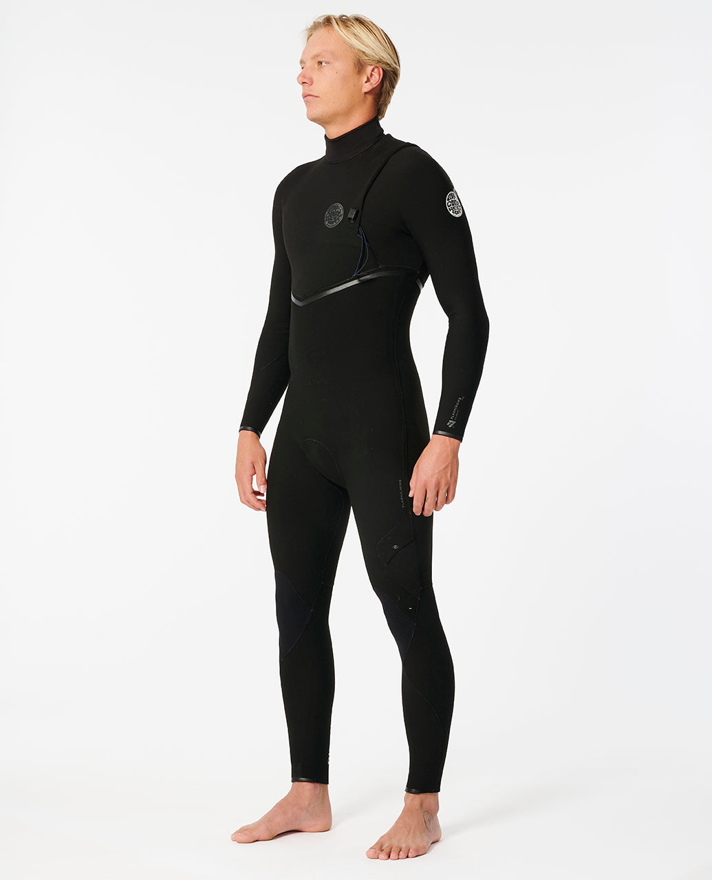 Flashbomb Pro 4/3 Zip Free Steamer Wetsuit - Black