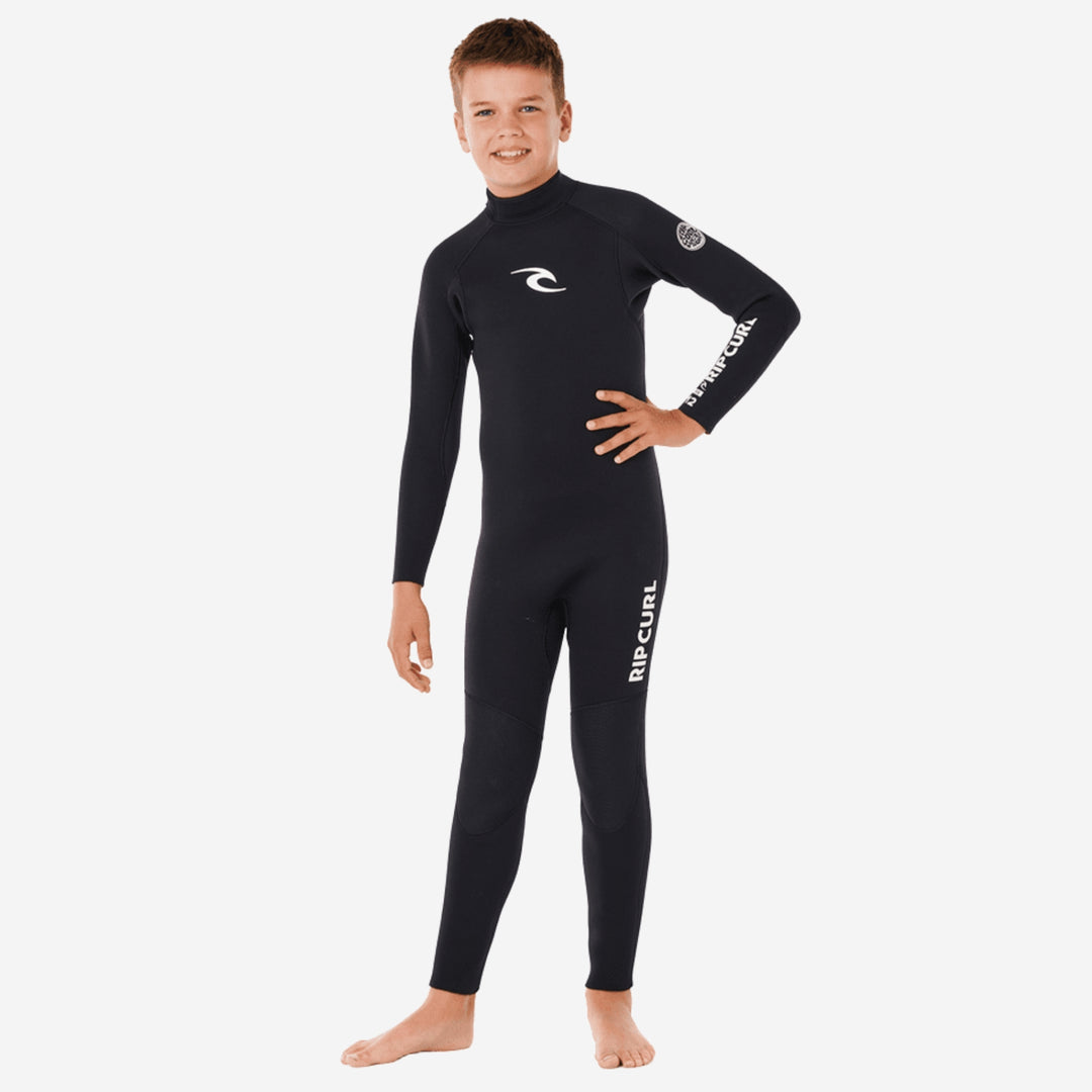 Kids Surf School 4/3 Back Zip Steamer Wetsuit