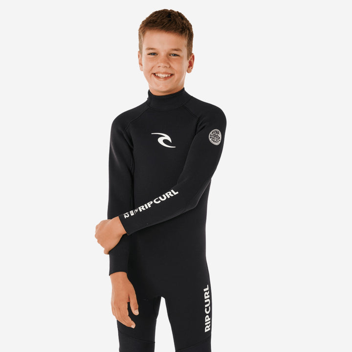 Kids Surf School 4/3 Back Zip Steamer Wetsuit