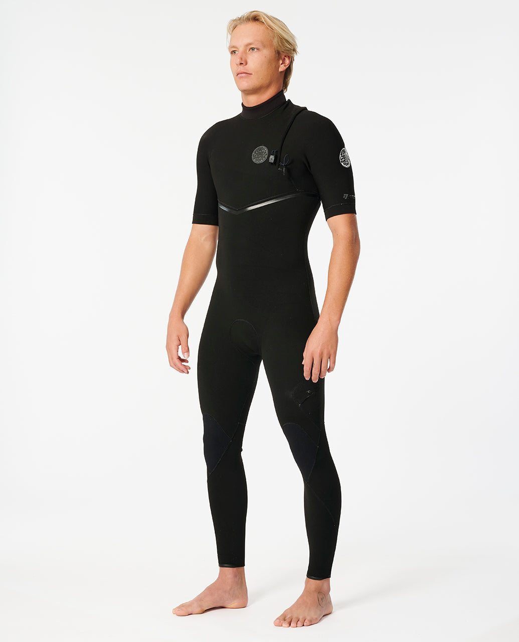 E-Bomb 2/2 Zip Free Short Sleeve Steamer Wetsuit - Black