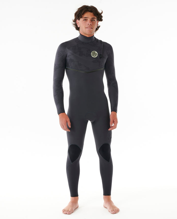 E-Bomb 3/2 Zip Free Steamer Wetsuit - Charcoal