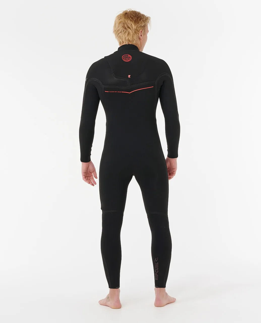 Flashbomb Fusion 4/3 Chest Zip Dry Seam Steamer Wetsuit - Black