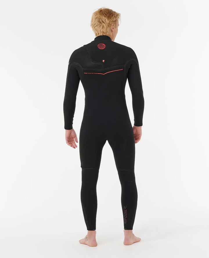Flashbomb Fusion 4/3 Chest Zip Dry Seam Steamer Wetsuit - Black