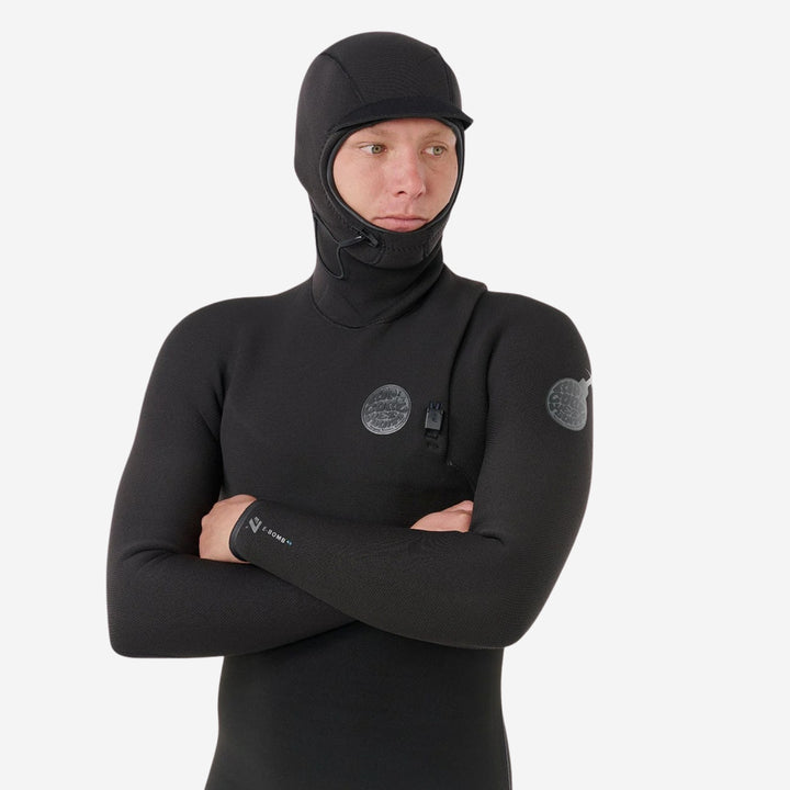 E-Bomb 4/3 Zip Free Hooded Steamer Wetsuit