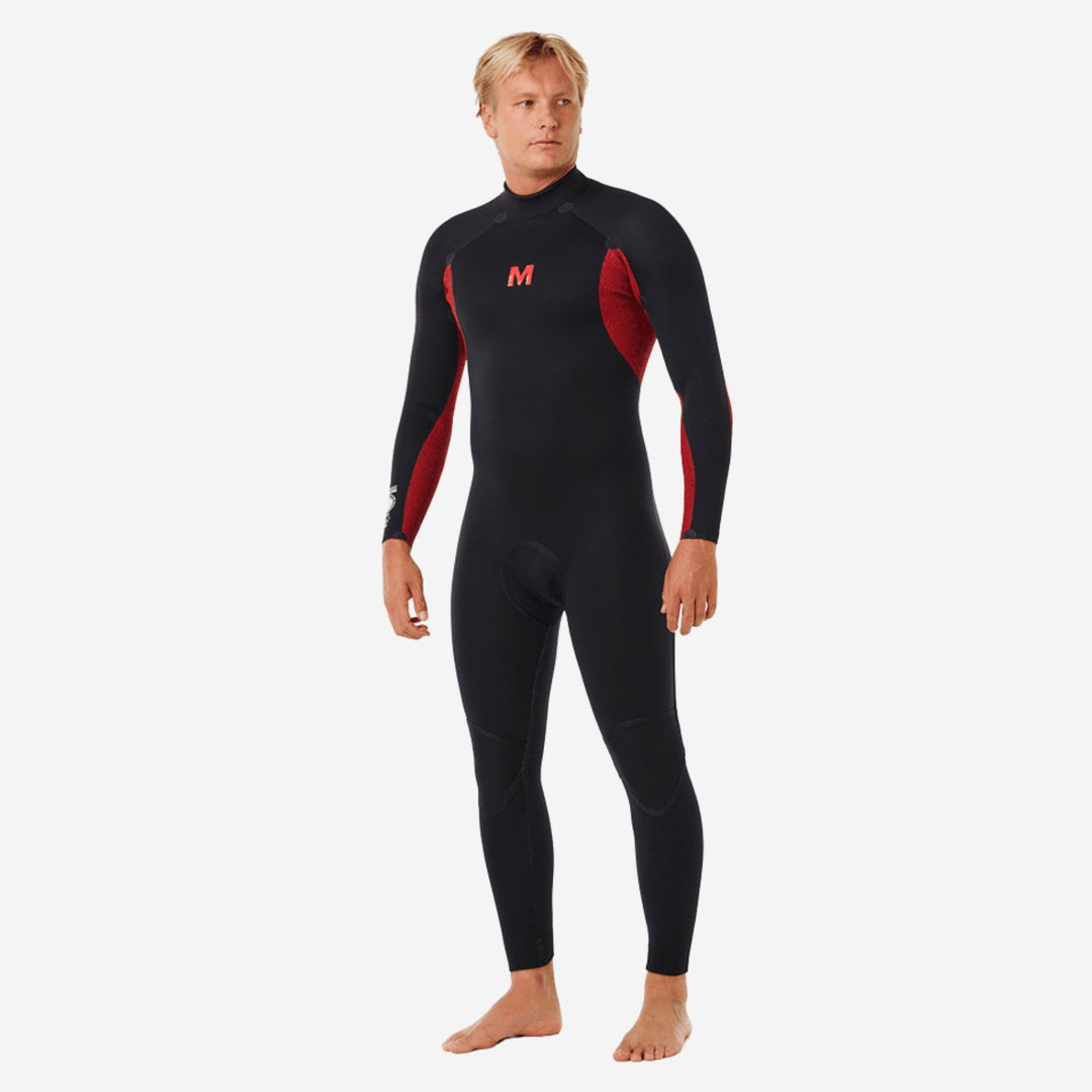 Surf School 4/3 Back Zip Steamer Wetsuit