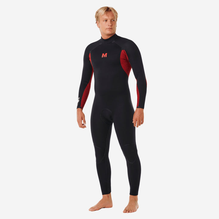 Surf School 4/3 Back Zip Steamer Wetsuit