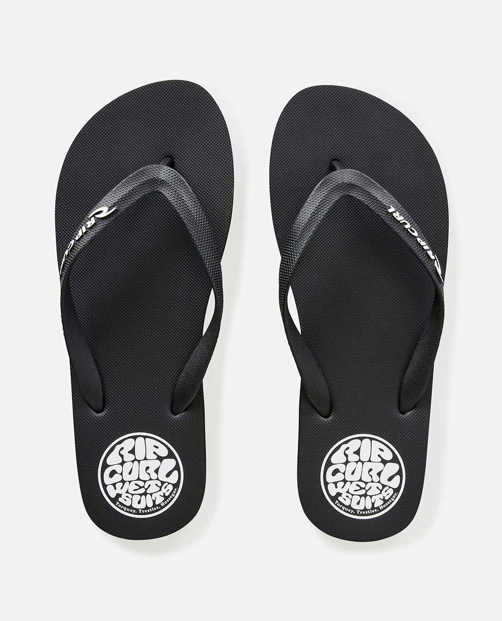 Icons of Surf Bloom Open Toe Thongs - Navy/Red