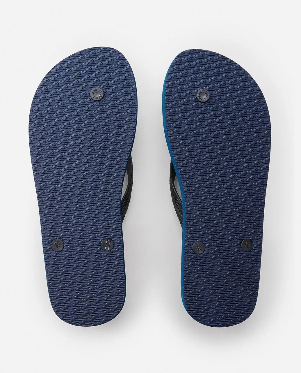 Icons of Surf Bloom Open Toe Thongs - Navy/Red