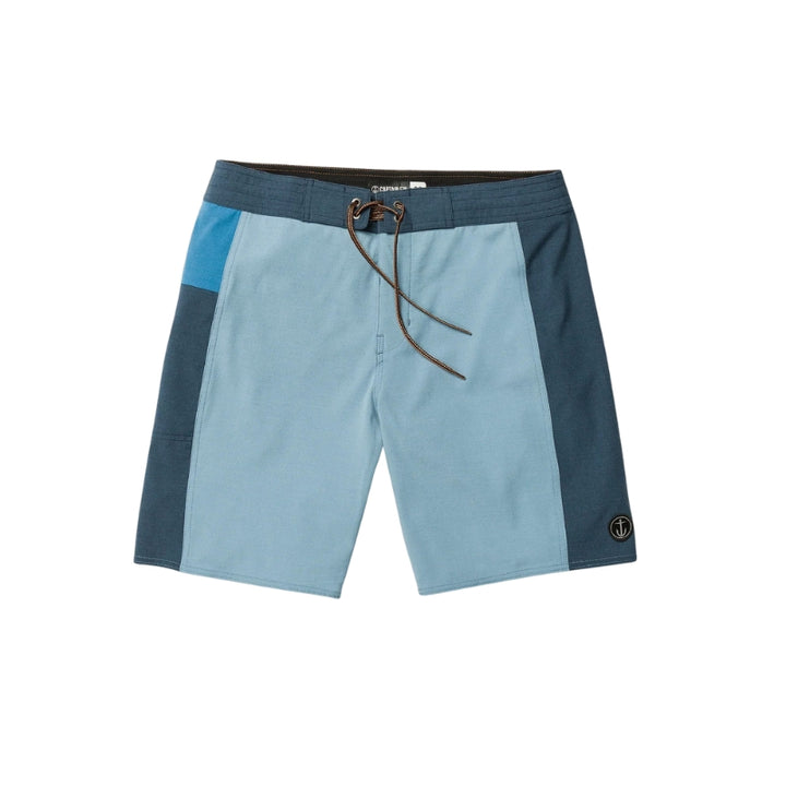 Keyhole Solid Boardshort - Coastal Blue