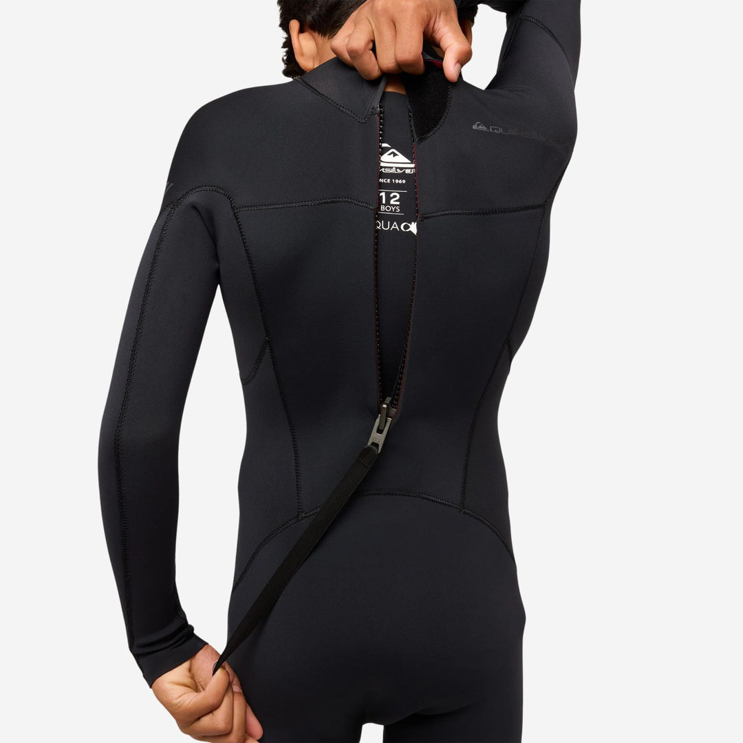 Boys Everyday Sessions 3/2 Back Zip Kids Steamer Wetsuit