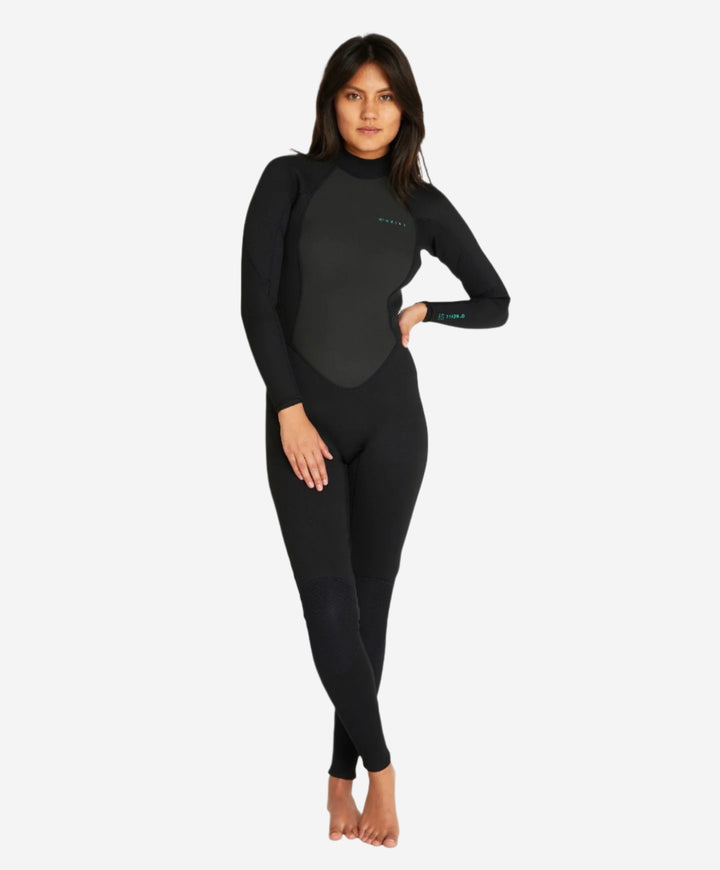Womens Factor 3/2 Back Zip Steamer Wetsuit