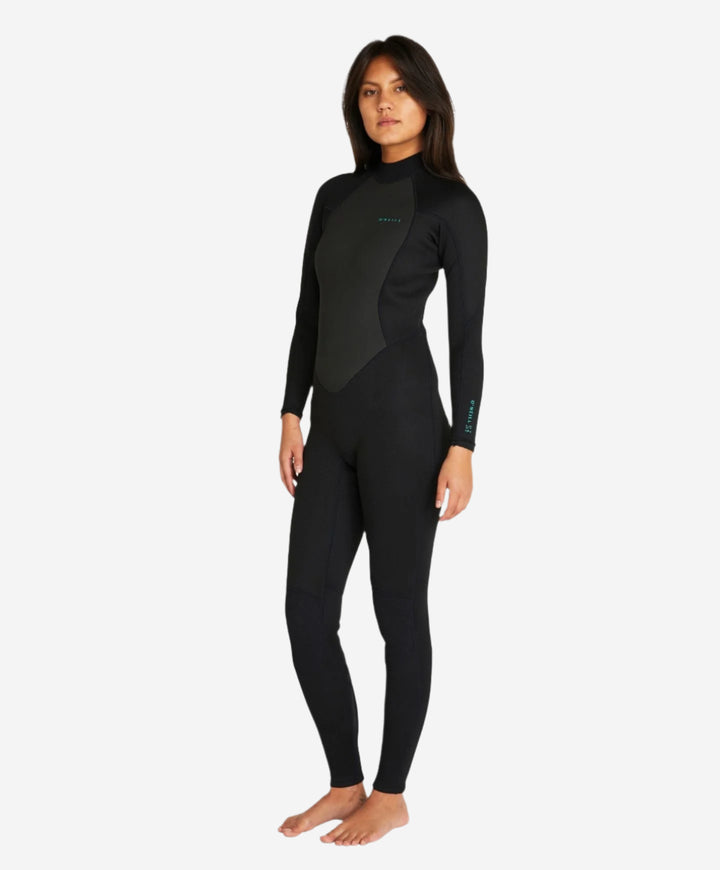 Womens Factor 3/2 Back Zip Steamer Wetsuit
