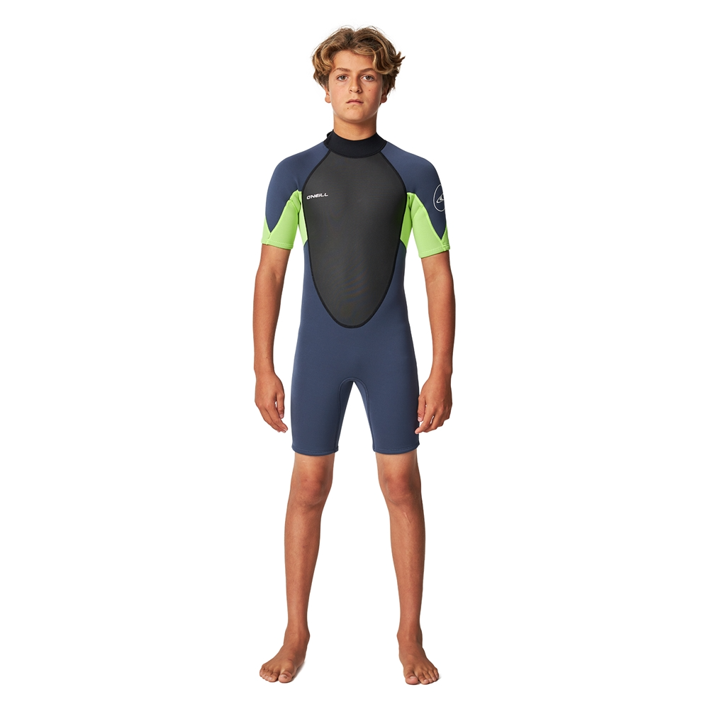 Boys Reactor II 2mm Back Zip Springsuit Kids Wetsuit