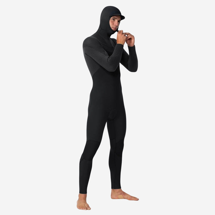 Hyperfreak 5/4+ Chest Zip Hooded Steamer Wetsuit