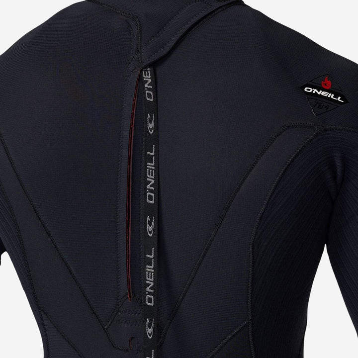 HyperFire 3/2 Back Zip Steamer Wetsuit - Black