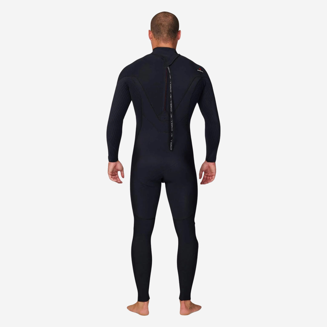 HyperFire 3/2 Back Zip Steamer Wetsuit - Black