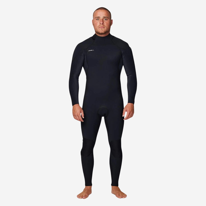 HyperFire 3/2 Back Zip Steamer Wetsuit - Black