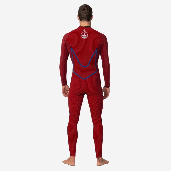 HyperFire 3/2 Back Zip Steamer Wetsuit - Black