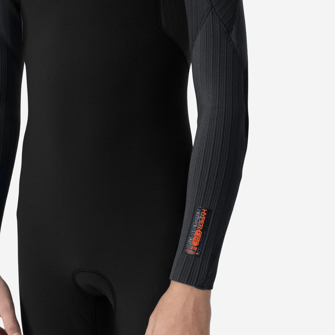 Boys HyperFire 4/3 Chest Zip Steamer Kids Wetsuit
