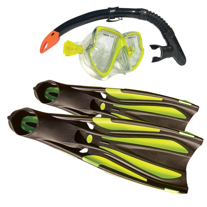 Whitsunday Mask, Snorkel & Fins Set
