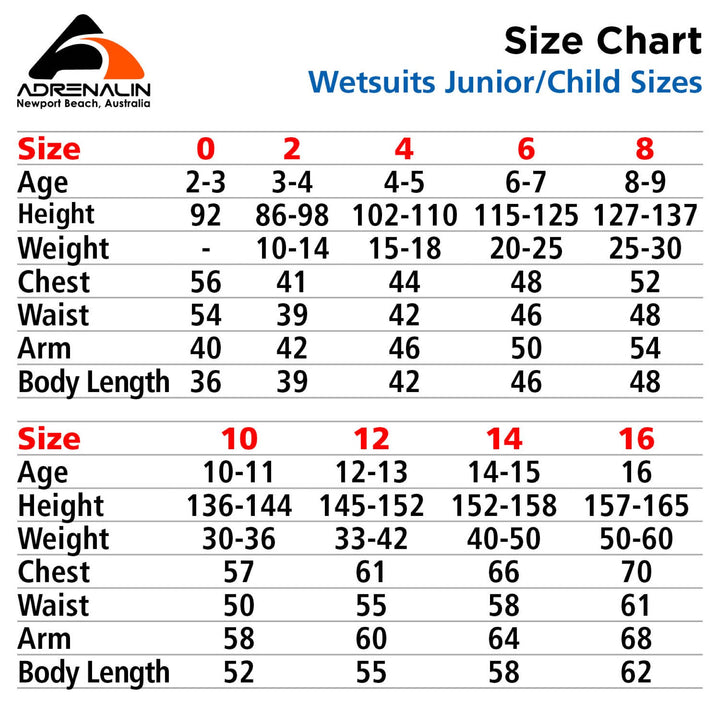 Junior Aquasport 2/2 Springsuit Kids Wetsuit