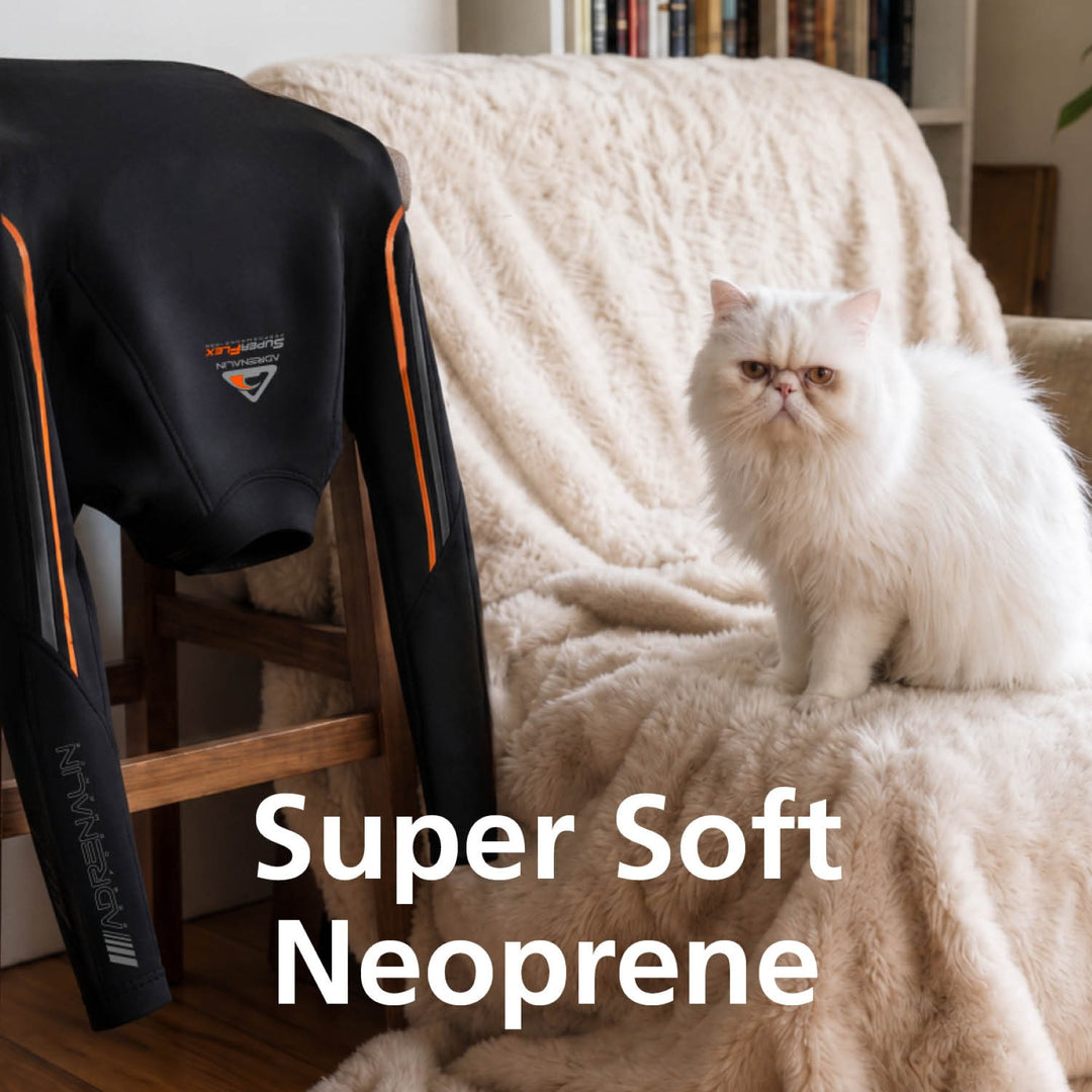 Super Flex 1.5mm Bodysuit Steamer Swimming Wetsuit