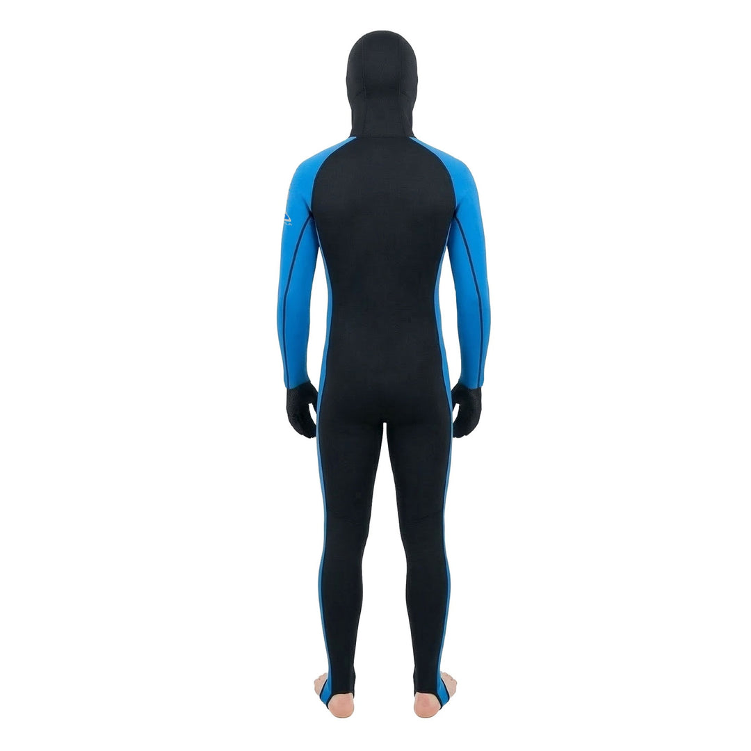 Enviro-Suit Hooded Lycra Stinger Suit - Black/Blue
