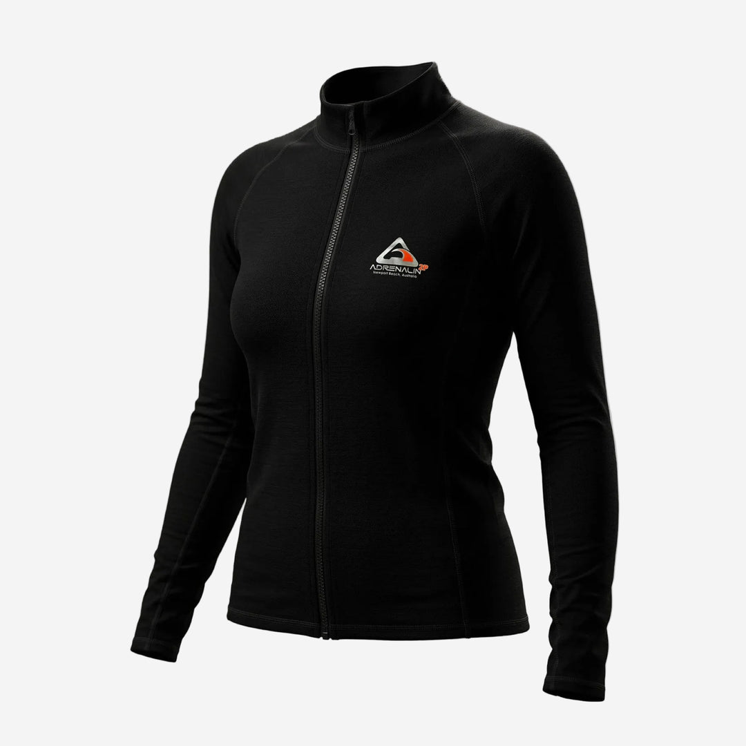 Womens 2P Thermo Shield Long Sleeve Zip Thermal Rashie