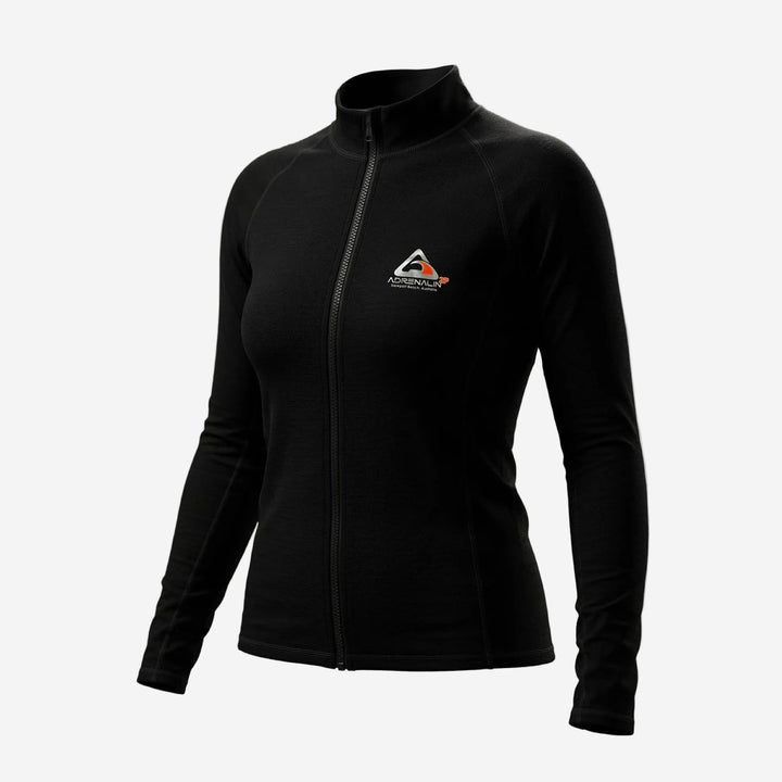 Womens 2P Thermo Shield Long Sleeve Zip Thermal Rashie