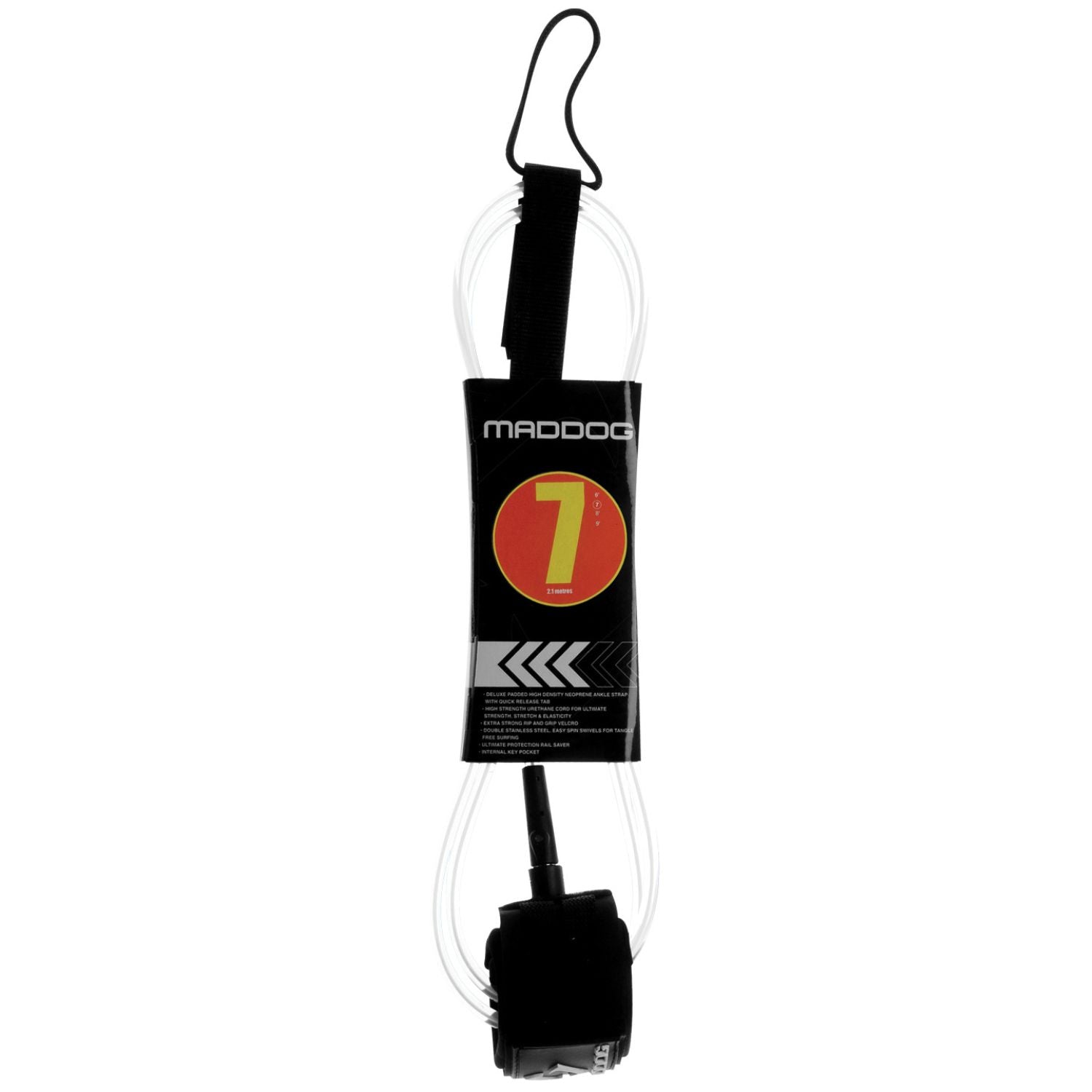 Maddog Surfboard Leash 7'0 Long Reef Surf Co