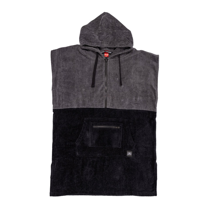 Youth Horizon Zip-Neck Hooded Poncho Kids Towel