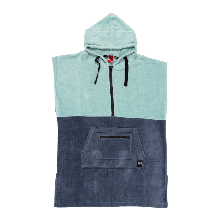 Youth Horizon Zip-Neck Hooded Poncho Kids Towel