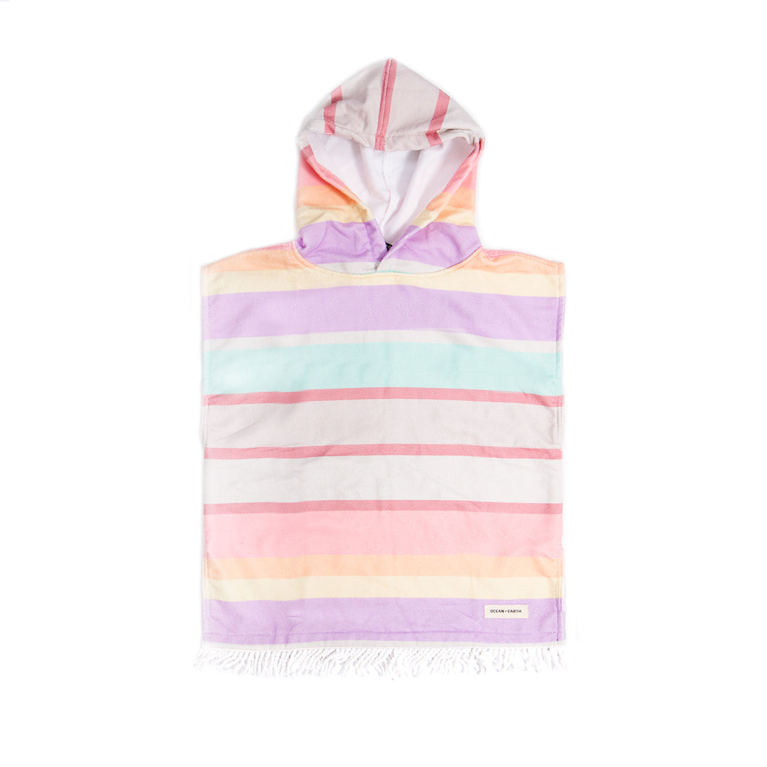 Toddler Sunkissed Hooded Poncho - Multi Stripe