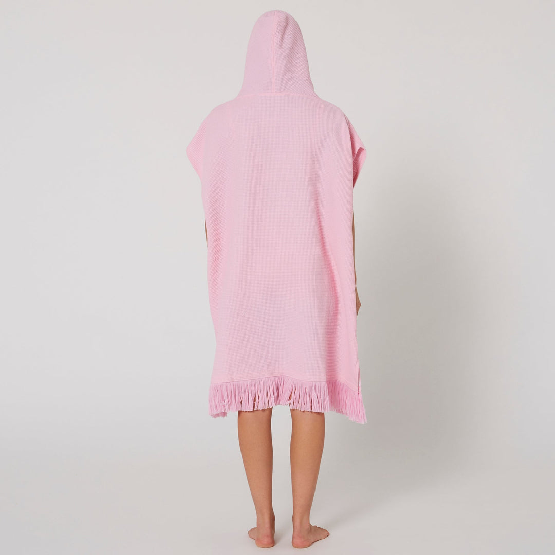 Ladies Waffle Hooded Poncho Towel