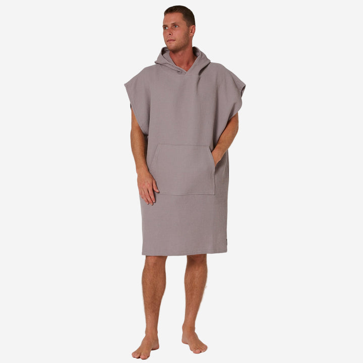 Mens Waffle Poncho