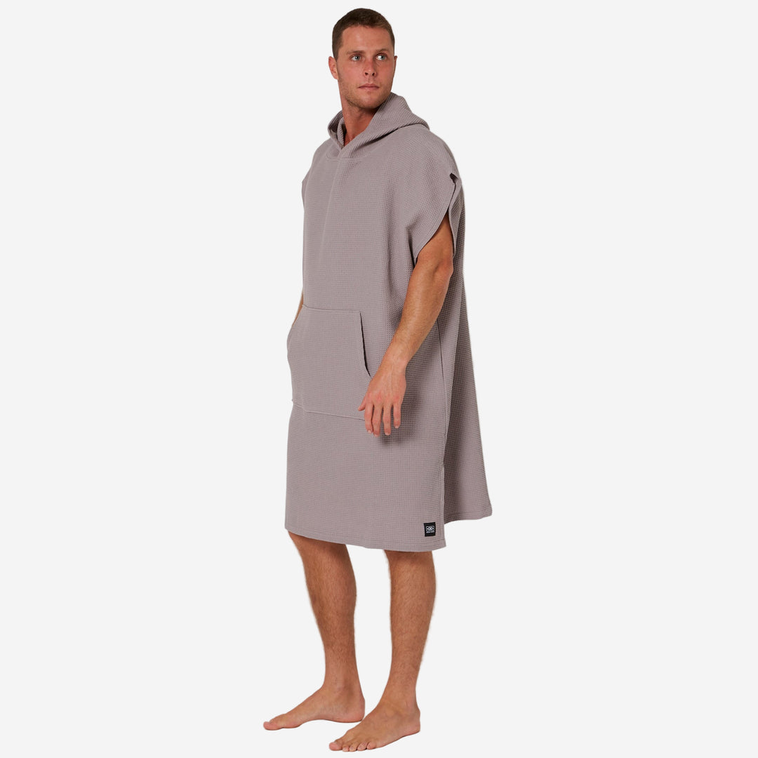 Mens Waffle Poncho