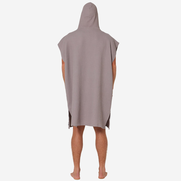Mens Waffle Poncho