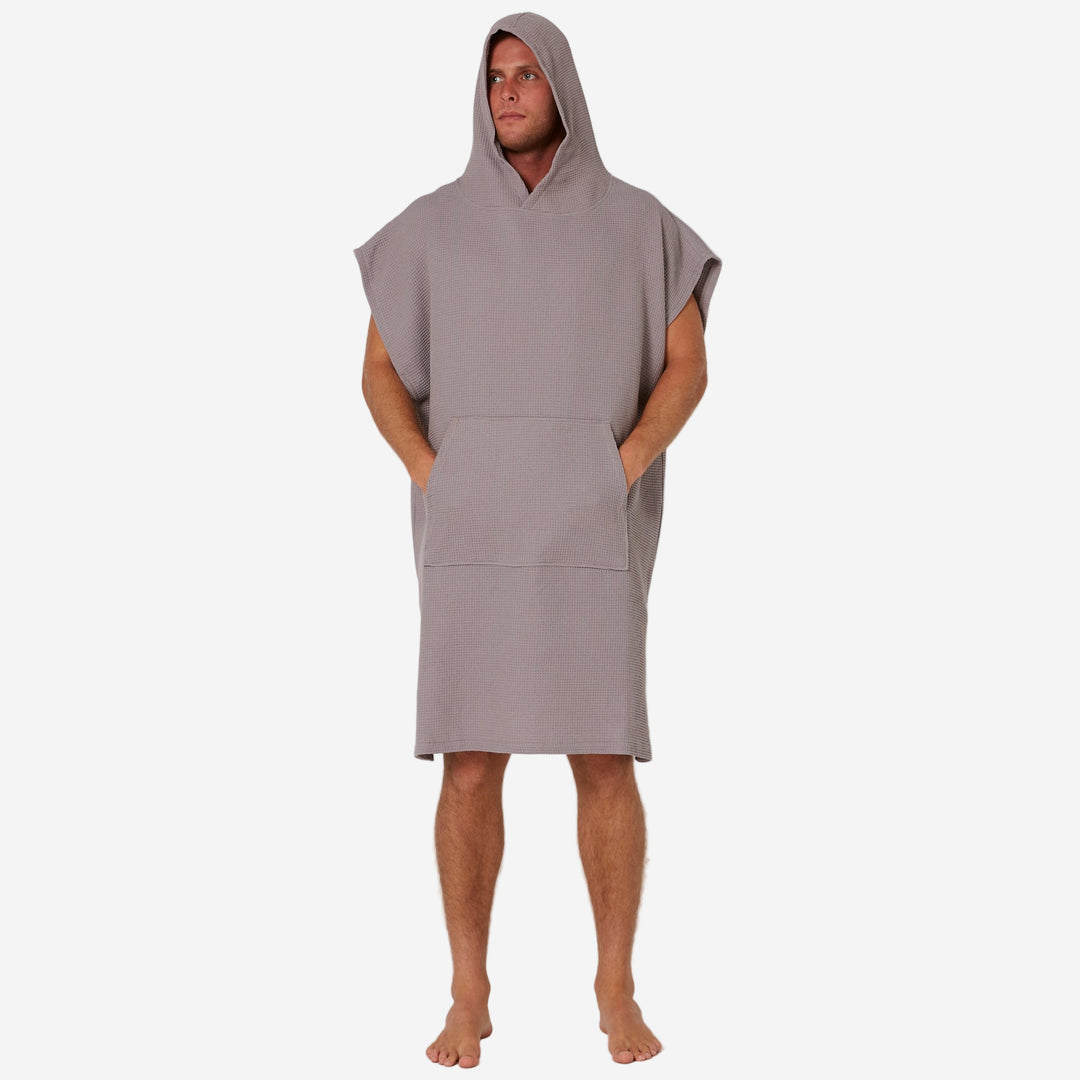 Mens Waffle Poncho