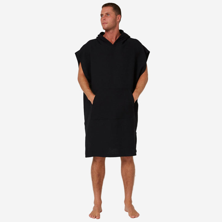 Mens Waffle Poncho