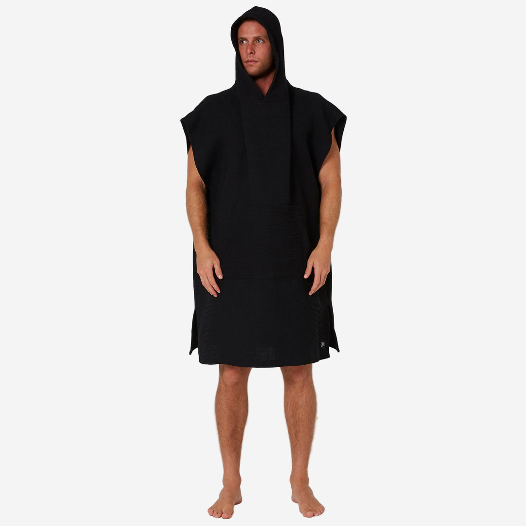 Mens Waffle Poncho