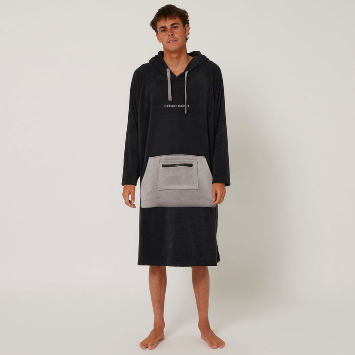Surf Essentials Long Sleeve Poncho Hooded Towel