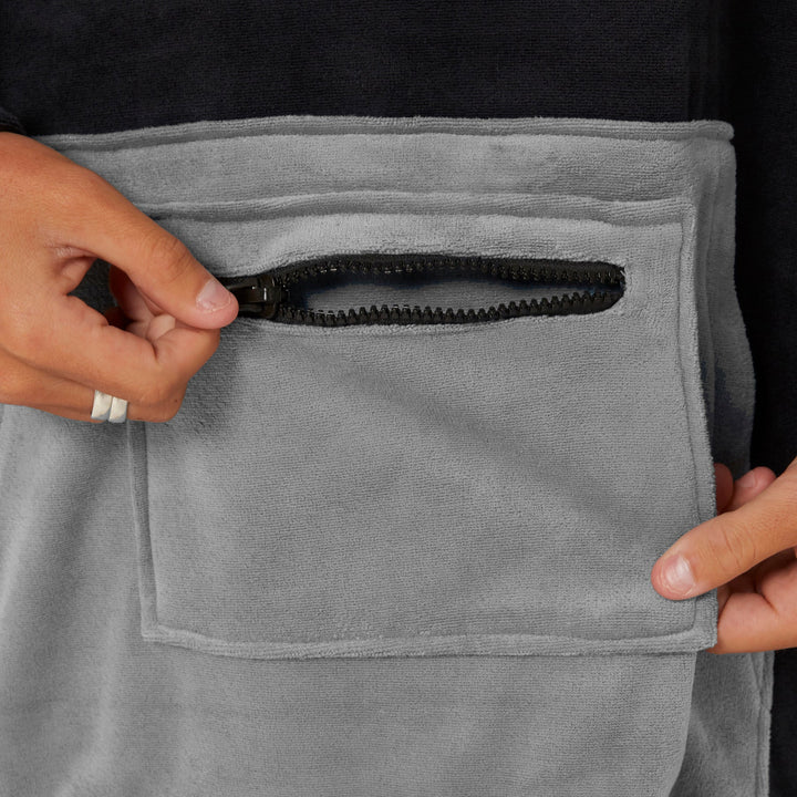 Surf Essentials Long Sleeve Poncho Hooded Towel