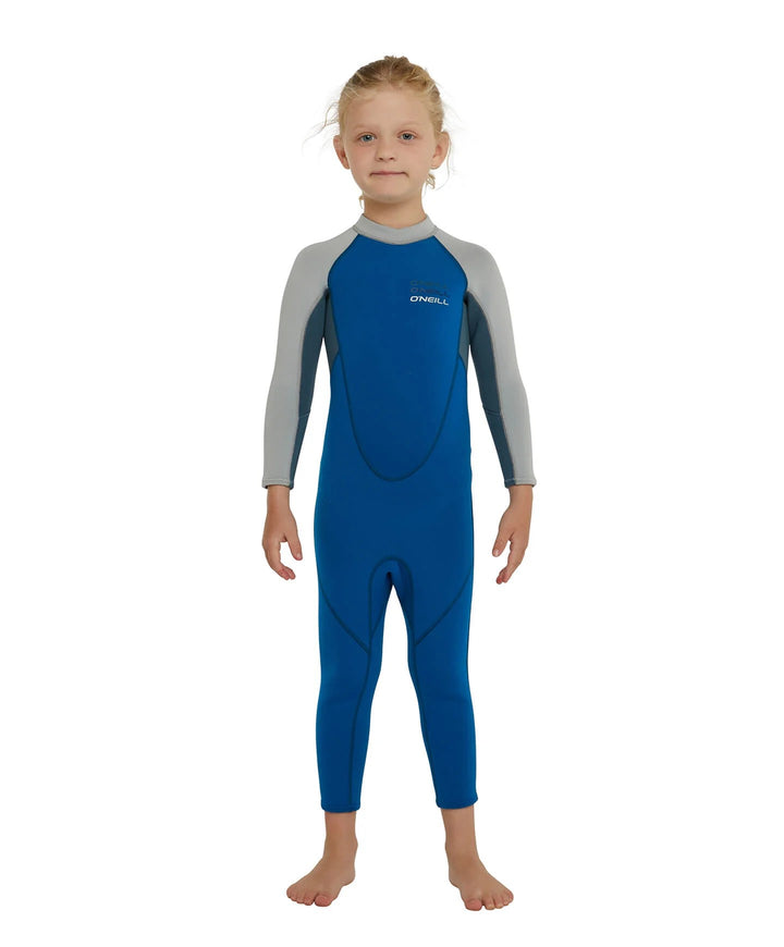 Kids Toddlers Reactor 2mm Back Zip Steamer Wetsuit - Ultra Blue