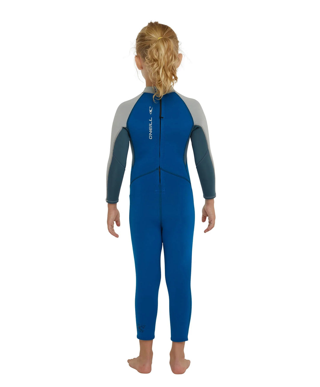 Kids Toddlers Reactor 2mm Back Zip Steamer Wetsuit - Ultra Blue