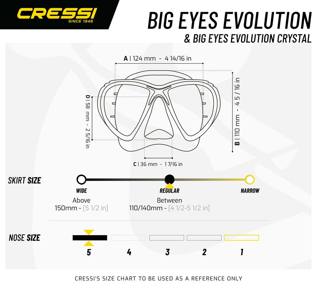 Big Eyes Evo + Alpha Ultra Dry Snorkeling Set